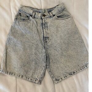 Vintage‎ 90s High Rise Sassson Acid Wash Jean Shorts